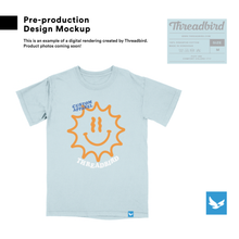 Load image into Gallery viewer, Digital Mockup created by Threadbird designers, before the shirts were moved into production to be printed!