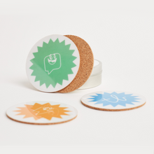 Load image into Gallery viewer, 4-Piece Threadbird Coaster Set