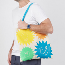 Load image into Gallery viewer, Threadbird Colored Canvas Tote Bag