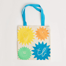 Load image into Gallery viewer, Threadbird Colored Canvas Tote Bag